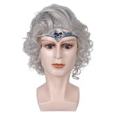 Game Baldur's Gate Astarion White Cosplay Wig Headdress Elf Ears Halloween Carnival Props